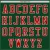 Custom Green Red-White Authentic Baseball Jersey