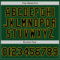 Custom Green Black-Gold Authentic Baseball Jersey