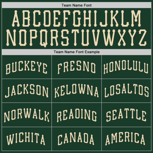 Custom Green Cream Authentic Baseball Jersey