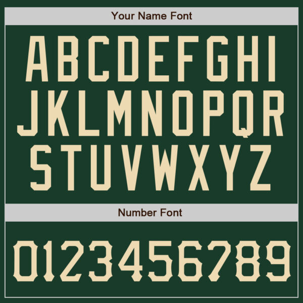 Custom Green Cream Authentic Baseball Jersey