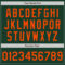 Custom Green Orange Authentic Baseball Jersey