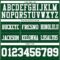 Green0437-3 Custom Green White-Gray Authentic Football Jersey