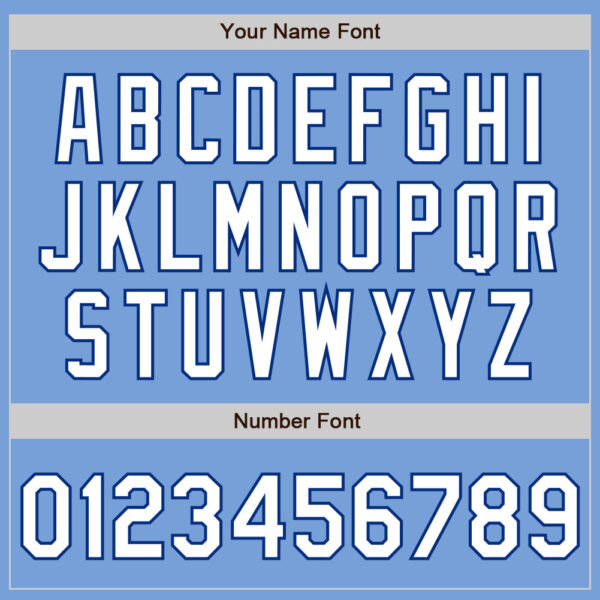 Custom Light Blue White-Royal Bomber Full-Snap Varsity Letterman Jacket