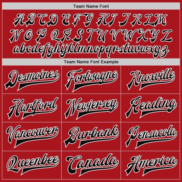 Custom Red Black-White Bomber Full-Snap Varsity Letterman Two Tone Jacket