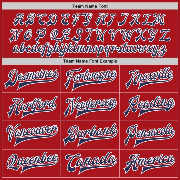 Custom Red Navy-White Bomber Full-Snap Varsity Letterman Two Tone Jacket