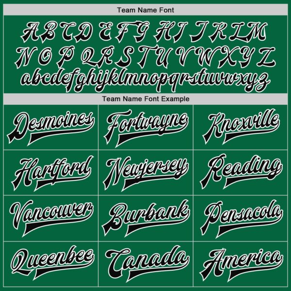 Custom Kelly Green Black-White Bomber Full-Snap Varsity Letterman Two Tone Jacket