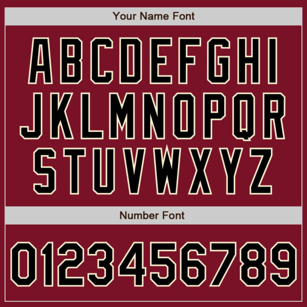 Custom Crimson Black-Cream Bomber Full-Snap Varsity Letterman Two Tone Jacket