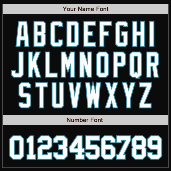 Custom Black White-Panther Blue Bomber Full-Snap Varsity Letterman Jacket