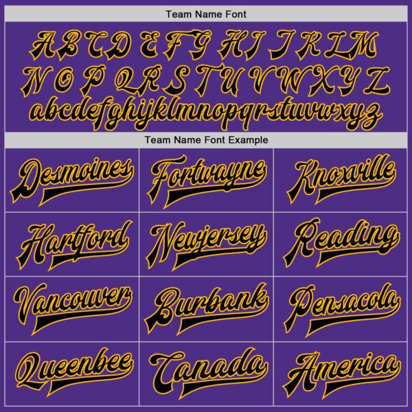 Custom Purple Black-Gold Bomber Full-Snap Varsity Letterman Jacket