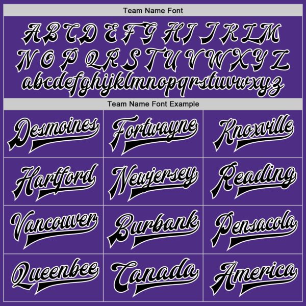 Custom Purple Black-White Bomber Full-Snap Varsity Letterman Two Tone Jacket