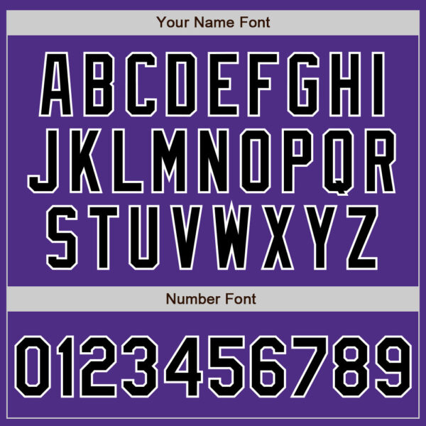 Custom Purple Black-White Bomber Full-Snap Varsity Letterman Two Tone Jacket