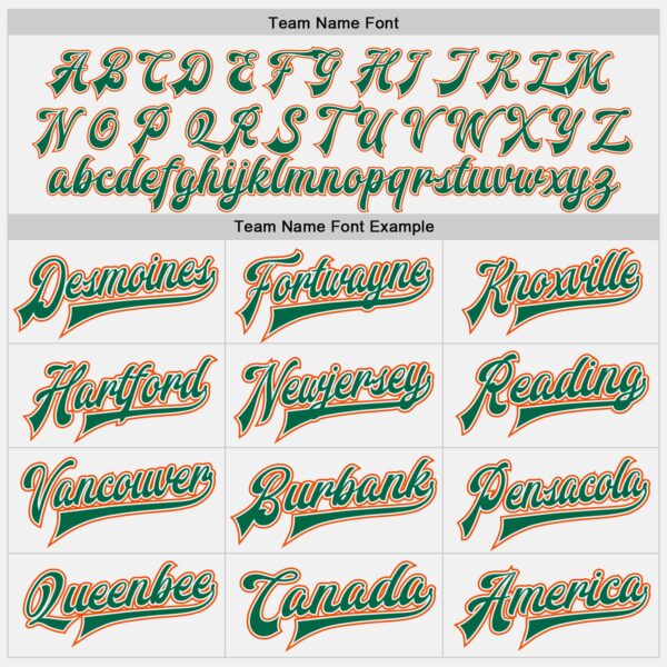 Custom White Orange-Kelly Green Bomber Full-Snap Varsity Letterman Two Tone Jacket