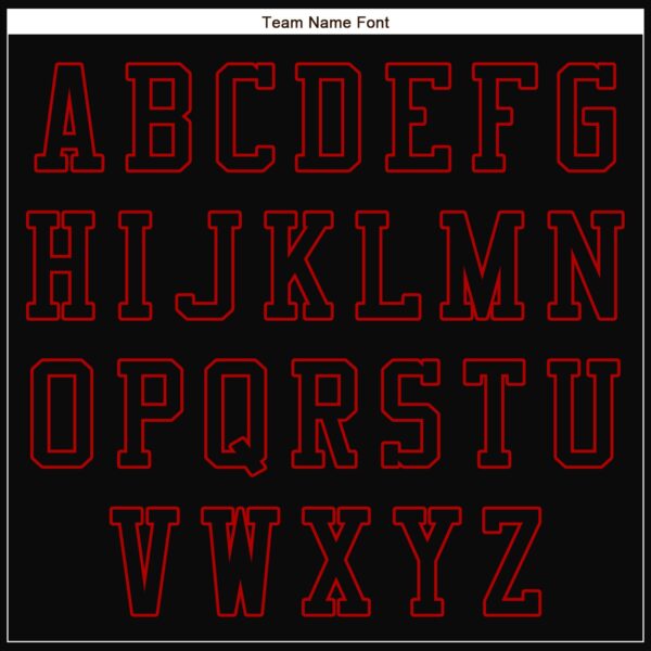 Custom Black Black-Red Bomber Full-Snap Varsity Letterman Jacket