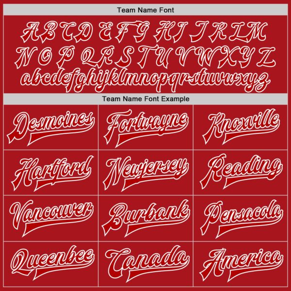 Custom White Red Bomber Full-Snap Varsity Letterman Split Fashion Jacket