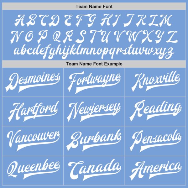 Custom Light Blue White Bomber Full-Snap Varsity Letterman Jacket