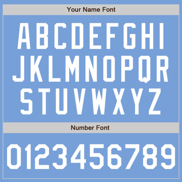 Custom Light Blue White Bomber Full-Snap Varsity Letterman Jacket