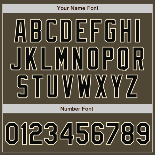 Custom Olive Black-Cream Bomber Full-Snap Varsity Letterman Salute To Service Jacket