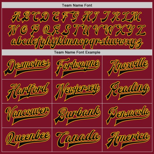 Custom Crimson Black-Gold Bomber Full-Snap Varsity Letterman Two Tone Jacket