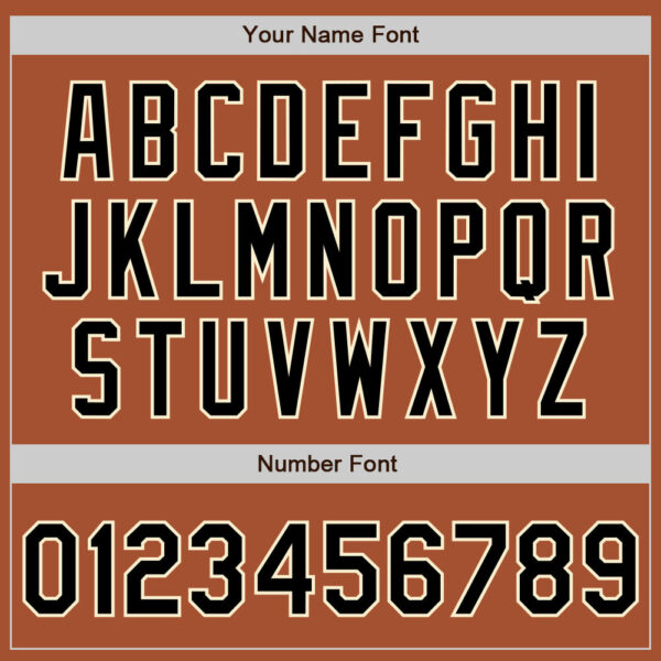 Custom Texas Orange Black-Cream Bomber Full-Snap Varsity Letterman Two Tone Jacket