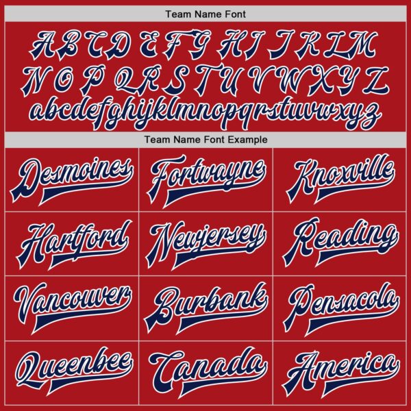 Custom Red Navy-White Bomber Full-Snap Varsity Letterman Two Tone Jacket