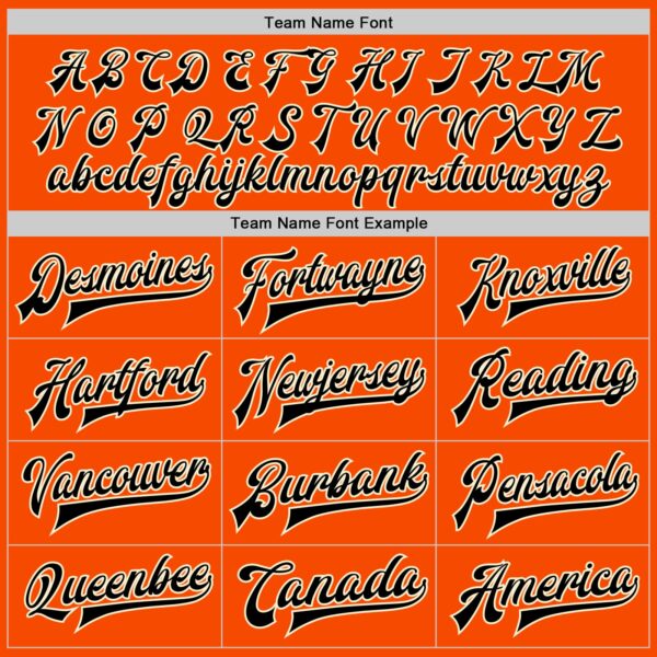 Custom Orange Black-Cream Bomber Full-Snap Varsity Letterman Two Tone Jacket