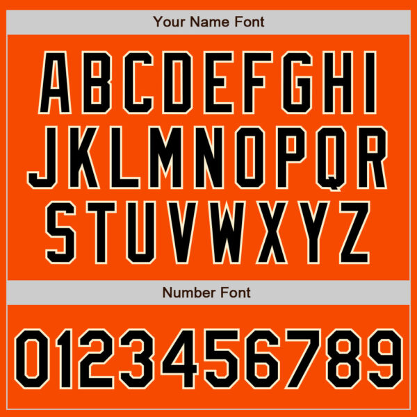 Custom Orange Black-Cream Bomber Full-Snap Varsity Letterman Two Tone Jacket