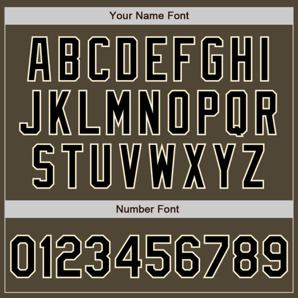 Custom Olive Black-Cream Bomber Full-Snap Varsity Letterman Two Tone Salute To Service Jacket