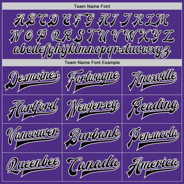 Custom Purple Black-White Bomber Full-Snap Varsity Letterman Two Tone Jacket