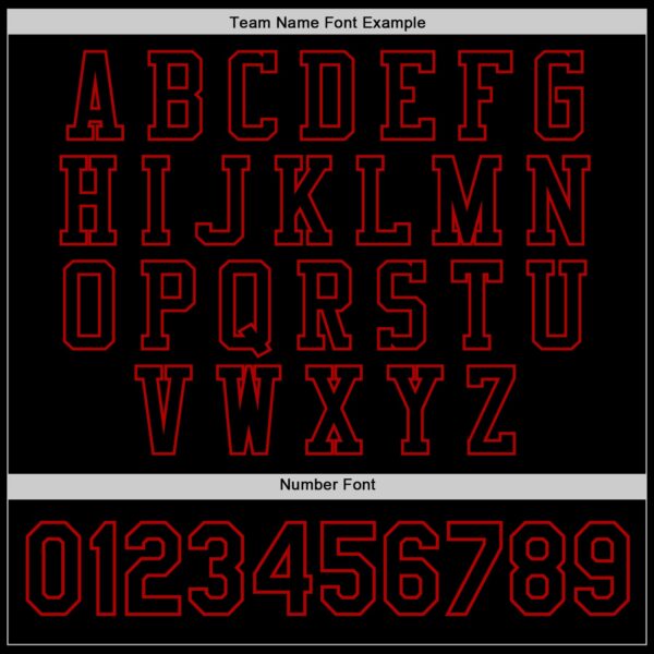 Custom Black Red Bomber Full-Snap Varsity Letterman Jacket