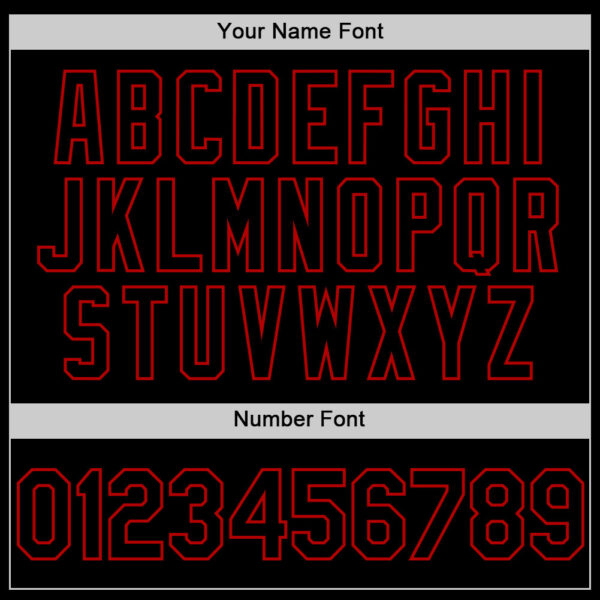 Custom Black Red Bomber Full-Snap Varsity Letterman Hoodie Jacket