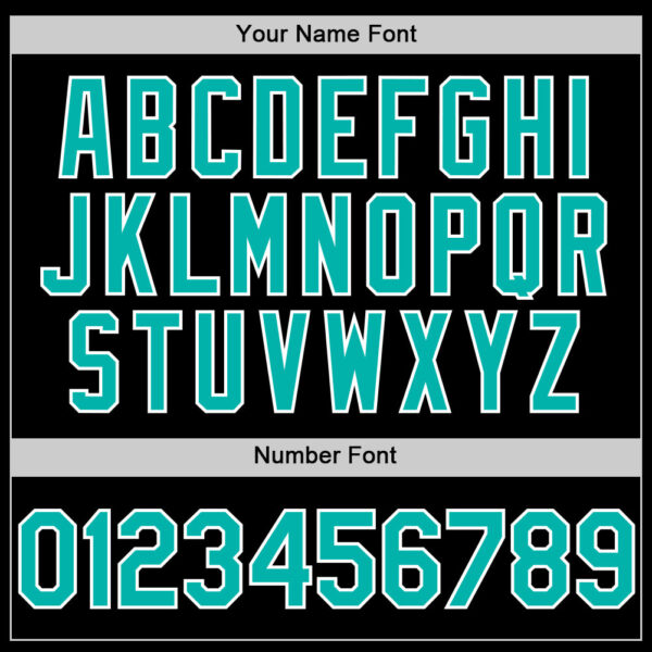 Custom Black Aqua-White Bomber Full-Snap Varsity Letterman Two Tone Hoodie Jacket