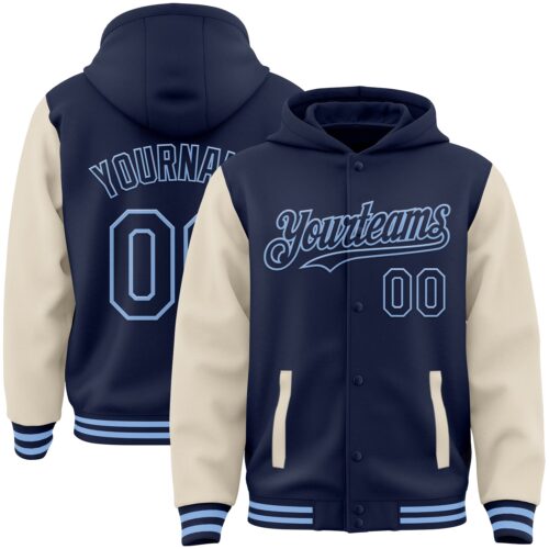 Jacket3153_eb2995ca-0c41-4a1a-a4c0-0b04d4b89baa Custom Navy Cream-Light Blue Bomber Full-Snap Varsity Letterman Two Tone Hoodie Jacket
