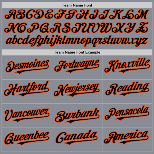 Custom Gray Black-Orange Bomber Full-Snap Varsity Letterman Two Tone Hoodie Jacket