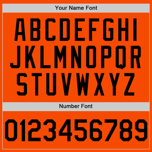 Custom Orange Black Bomber Full-Snap Varsity Letterman Two Tone Hoodie Jacket