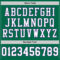 KellyGreen0103-3 Custom Grass Green White-Purple Mesh Authentic Throwback Football Jersey