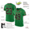 KellyGreen0259-1 Custom Grass Green Black-Old Gold Mesh Authentic Throwback Football Jersey