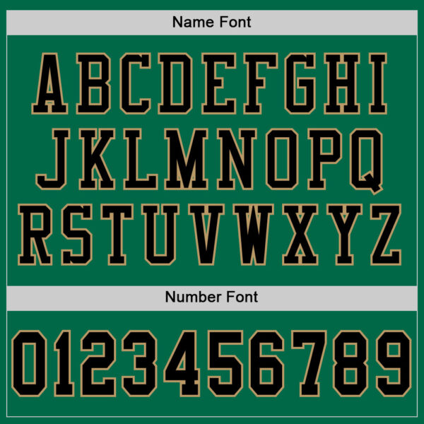 Custom Grass Green Black-Old Gold Mesh Authentic Throwback Football Jersey