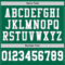 KellyGreen0263-3 Custom Grass Green White-Gray Mesh Authentic Throwback Football Jersey