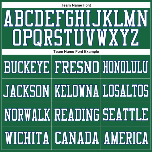 Custom Kelly Green Royal-White Mesh Authentic Football Jersey