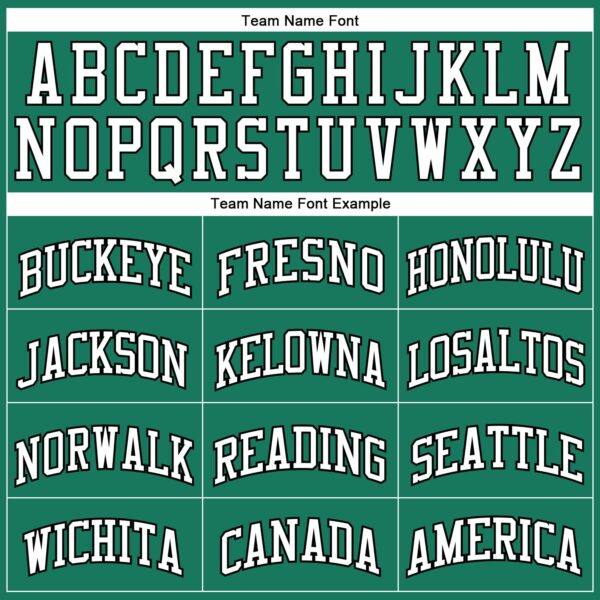 Custom Kelly Green White-Black Authentic Throwback Basketball Jersey