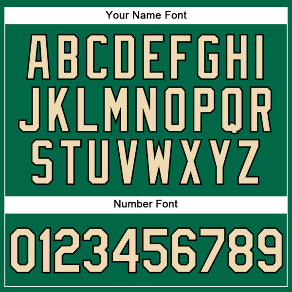 Custom Kelly Green Black Pinstripe City Cream Authentic Baseball Jersey