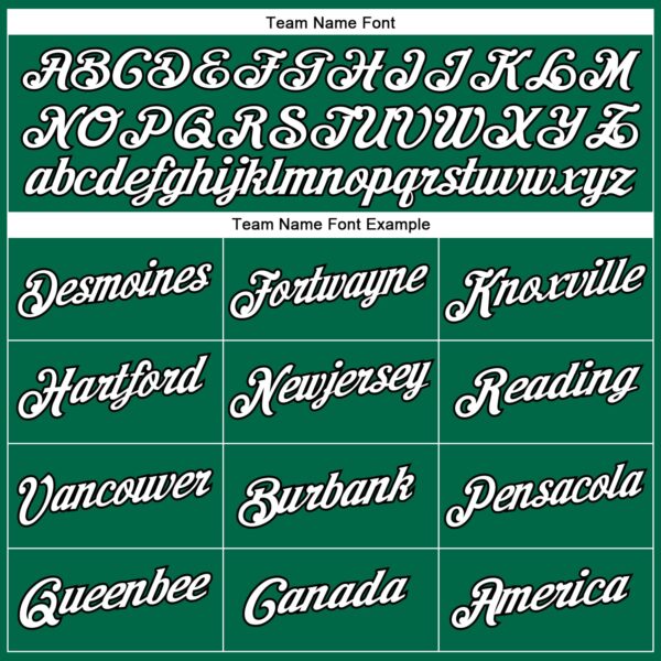 Custom Kelly Green White-Black Performance T-Shirt