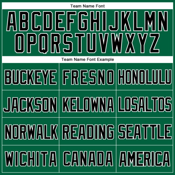 Custom Kelly Green Black-White Mesh Authentic Throwback Baseball Jersey