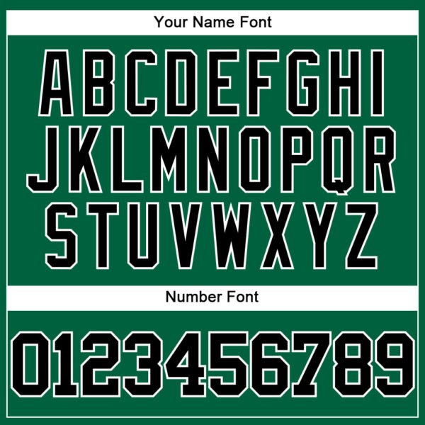 Custom Kelly Green Black-White Mesh Authentic Throwback Baseball Jersey