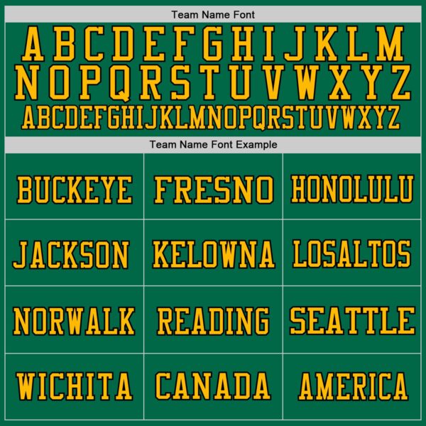 Custom Kelly Green Gold-Black Mesh Authentic Throwback Football Jersey