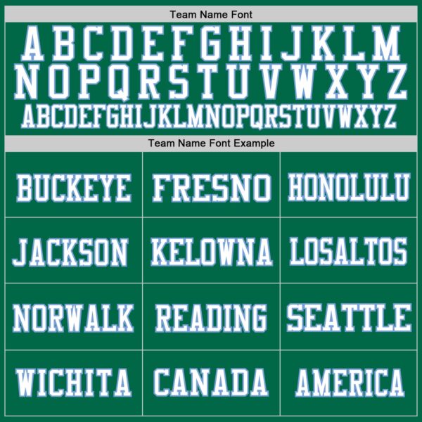 Custom Kelly Green White-Light Blue Mesh Authentic Throwback Football Jersey