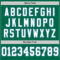 KellyGreen0627-3 Custom Kelly Green White-Light Blue Mesh Authentic Throwback Football Jersey