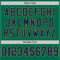 KellyGreen0680-3 Custom Kelly Green Navy-Old Gold Mesh Authentic Throwback Football Jersey