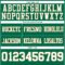 KellyGreen0759-3 Custom Kelly Green White-Old Gold Authentic Football Jersey