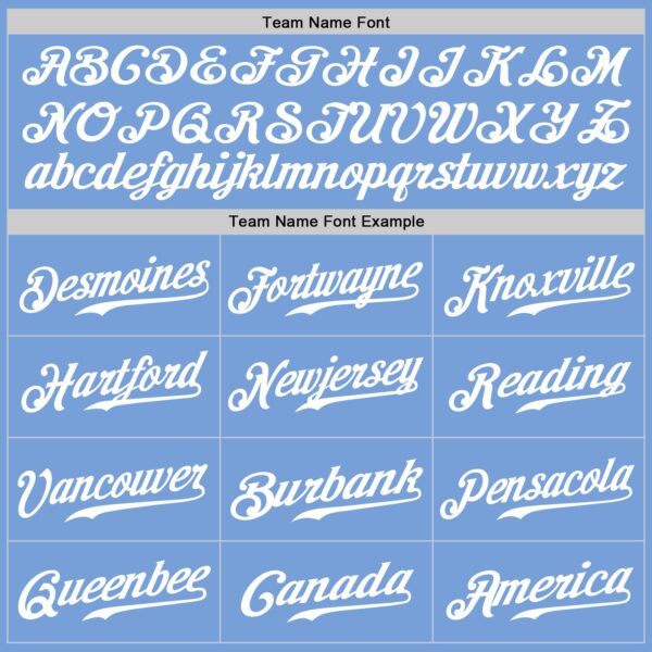 Custom Light Blue White Pinstripe White Authentic Baseball Jersey